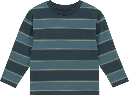 Minymo T Shirt Ls Y/D MIDNIGHT NAVY 104