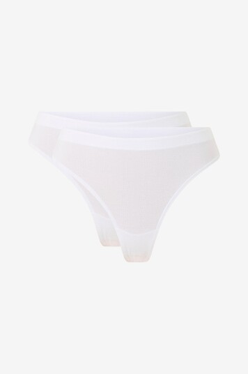 Bread & Boxers Stringtruser 2 pakning Hvit Bread & Boxers Stringtruser 2 pakning Hvit