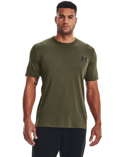 Under Armour Sportstyle LC SS Green / Black - XL
