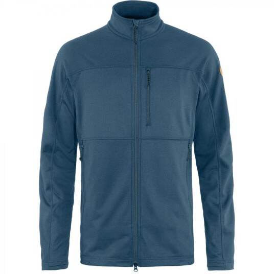 Fjellreven  Abisko Lite Fleece Jacket M Herre, 534 Indigo Blue, XL