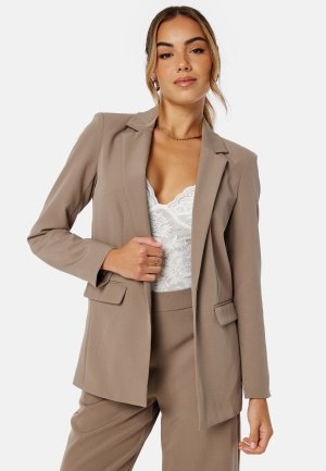 Pieces Bossy LS Loose Blazer Fossil XL