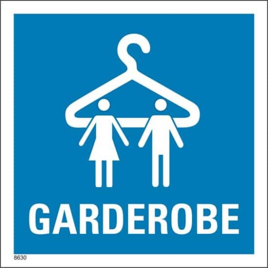 Garderobe Selvklebende 10x10cm Etterlysende