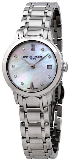 Baume & Mercier Dameklokke M0A10490 Classima Hvit/Stål Ø27 mm