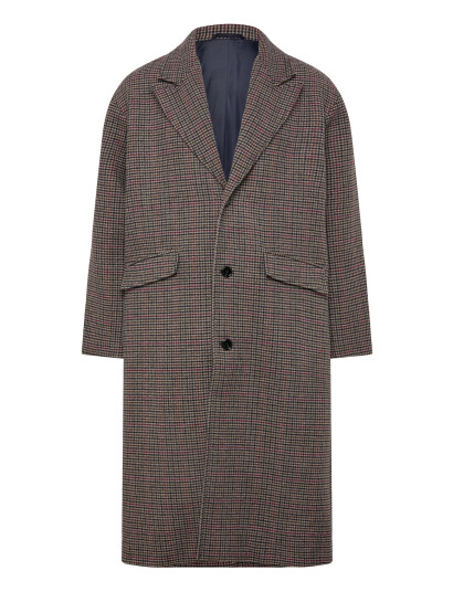 Weekday Oversized Single-Breasted Wool Blend Coat - Multi/patterned - M