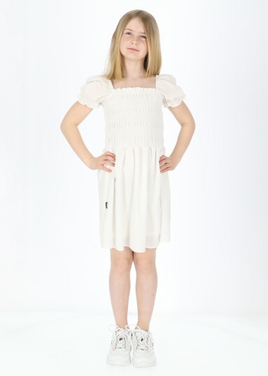 Seaside Miami Smock Dress Jr White 160 Skjørt