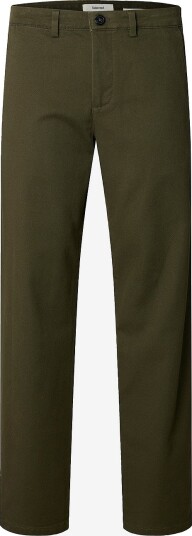 Selected Men Bukser SLM196 STRAIGHT MILES TWILL PANT NO Grønn
