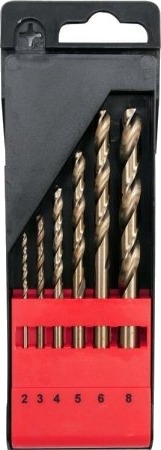 Yato Kobolt Borkrone Sett 2-8 mm for Elektroverktøy