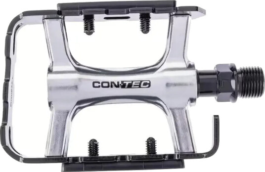 CONTEC Pivot pedaler aluminium sort/sølv