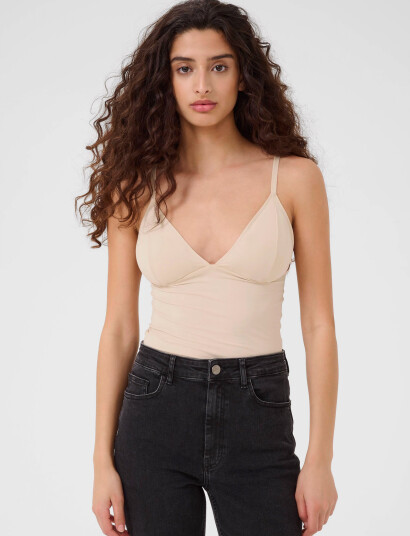 Gestuz Camigz Top Noos - Cream - XS Gestuz Camigz Top Noos - Cream - XS