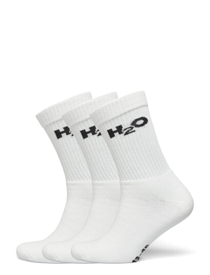 H2O 3 Pack Sock White 36 39 H2O 3 Pack Sock White 36 39