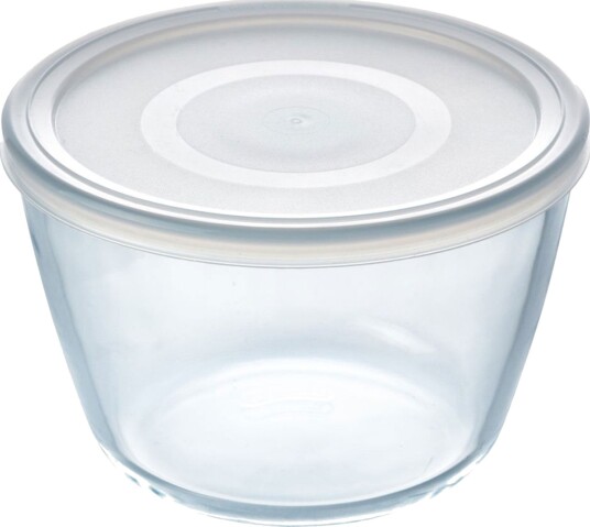 Pyrex Cook&Freeze oppbevaringsboks rund 1,6 liter, glass
