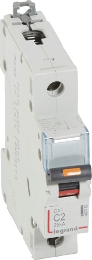Legrand DX3 MCB automatsikring C2 1P 1M 25kA