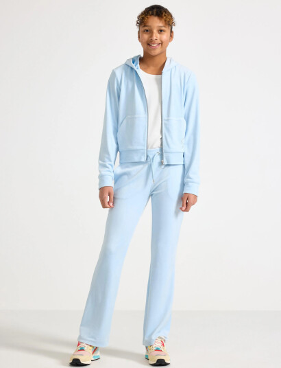 Lindex Trouser Velour Blue 146