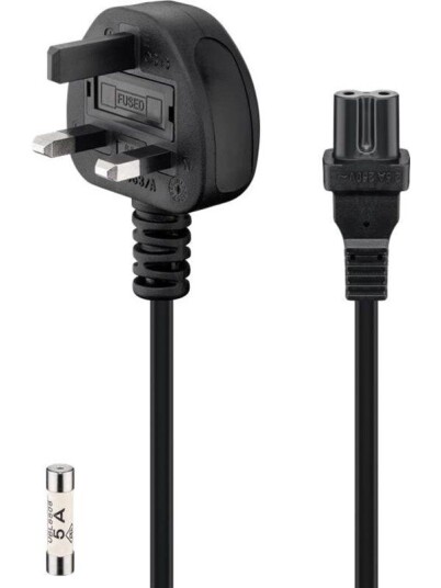 Pro UK - power supply cord 1.5 m black