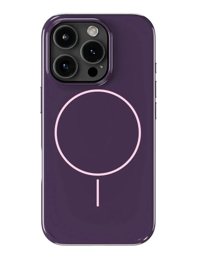Holdit Mono Case Magsafe Iphone 16 Pro   Purple   IPHONE 16PRO