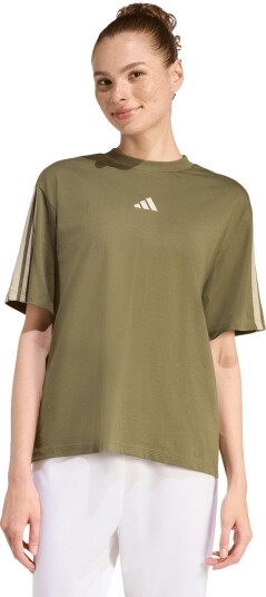 adidas 3 Stripes SJ BF T skjorte Dame Grønn XS