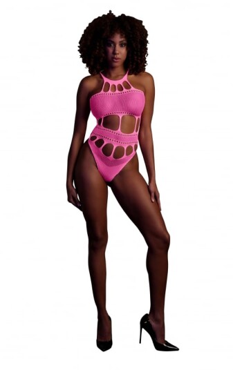 Pink Body with Grecian Neckline