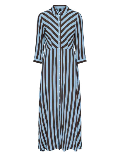 YAS Yassavanna Long Shirt Dress S. Noos - Blue - S YAS Yassavanna Long Shirt Dress S. Noos - Blue - S