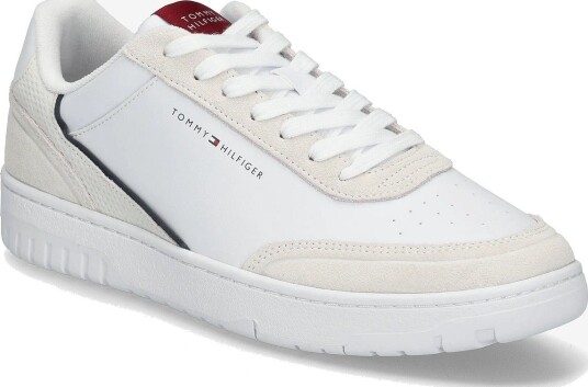 Tommy Hilfiger Th Basket Core Lite Seasonal Lth WHITE 40