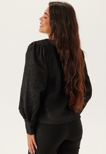 Vila Vitaliama O-Neck L/S Top/Pr Black 40