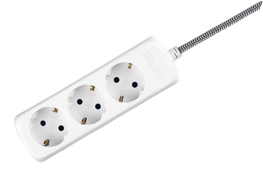 PR Home Grenuttak Hvit/hvit 2 m Svart
