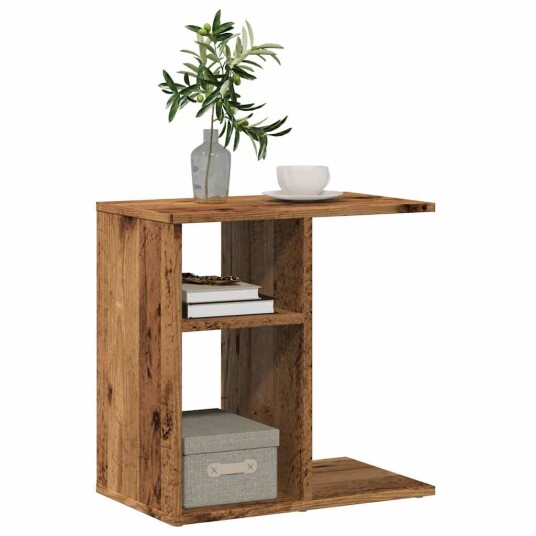 Sidebord gammelt tre 50x30x50 cm konstruert tre 8721158439130