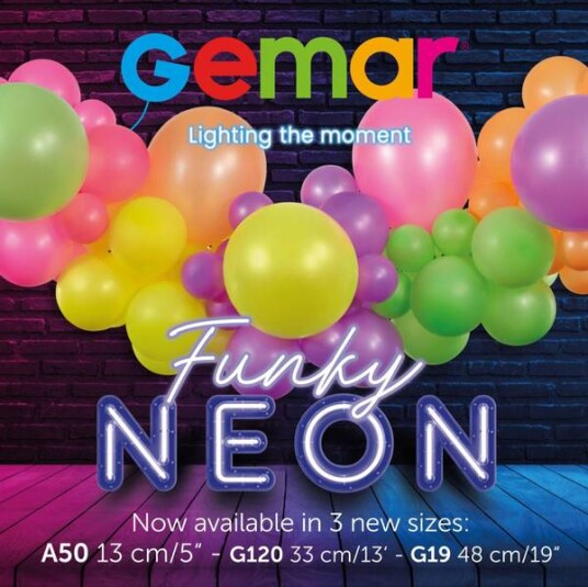 DIY Ballongbue - Girlander Neon -kit