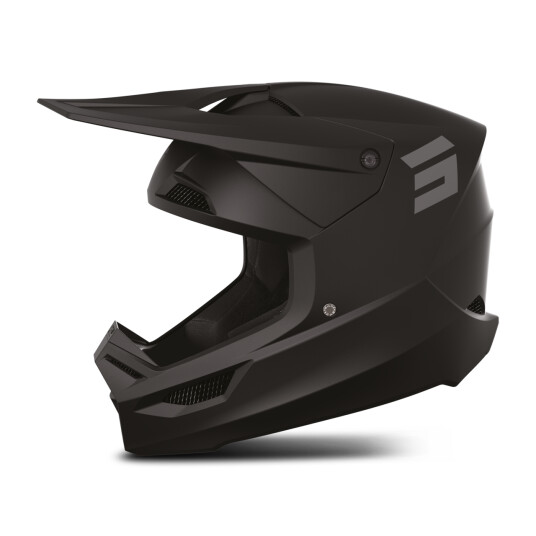 Shot Race Gear Crosshjelm Shot Furious Solid Svart