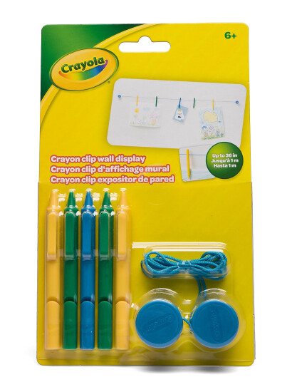 CRAYOLA Crayola Clip Wall Display - Multi/patterned - 3X 3X 3CM