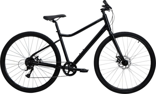 White AX Space Black 24, hybridsykkel, herre Space Black