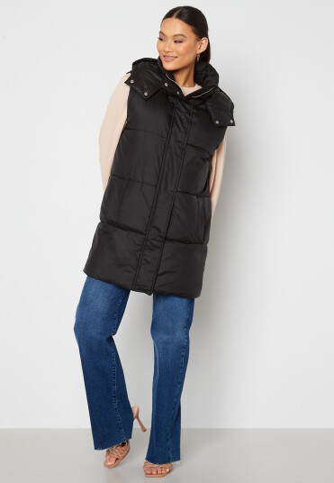 ONLY Demy Padded Waistcoat Black XS