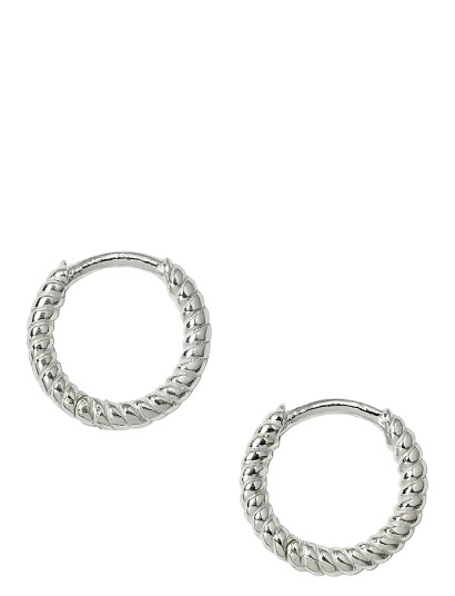 SYSTER P Beloved Twisted Small Hoops Gold |Silver |One Size