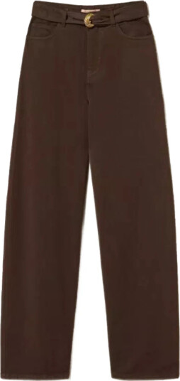 Twinset Dame Bukser Brun W28,