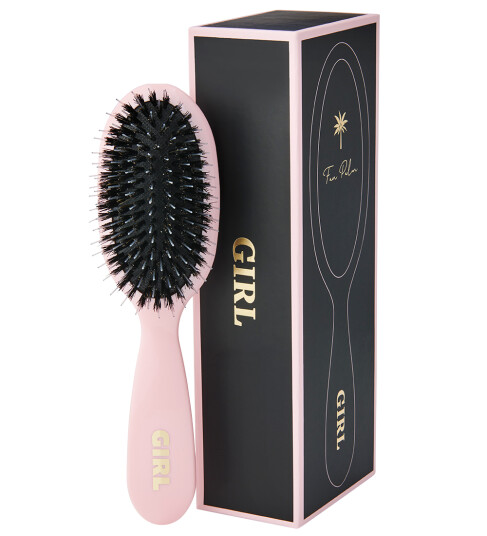 Fan Palm Hair Brush Girl Small Fan Palm Hair Brush Girl Small