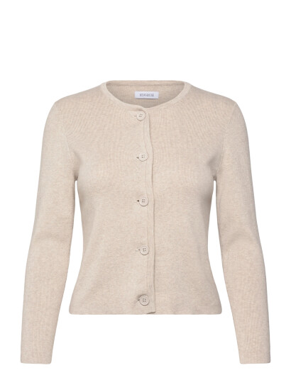 Newhouse Felicity Rib Cardigan Beige XL Newhouse Felicity Rib Cardigan Beige XL