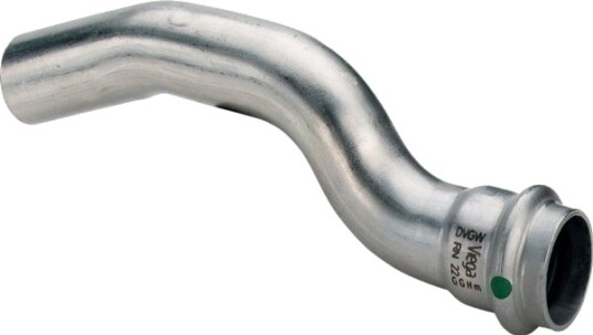 Viega Sanpress Inox Overbøjning 18 Mm Muffe-Nippel