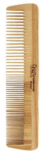 Tek Large Wooden Comb With Medium Sized And Fine Teeth Tek Large Wooden Comb With Medium Sized And Fine Teeth