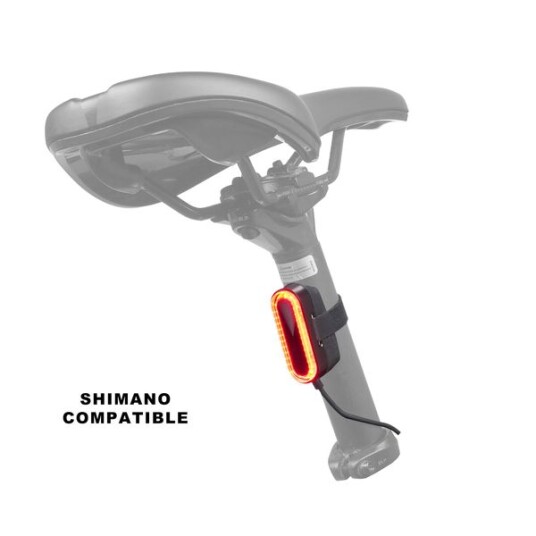 Sykkelbaklykt Light5 EB30 30 lm Shimano Sykkelbaklykt Light5 EB30 30 lm Shimano