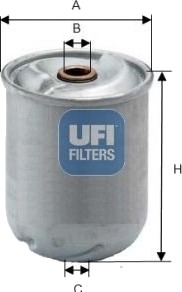 Oljefilter UFI 25.902.00 Oljefilter UFI 25.902.00