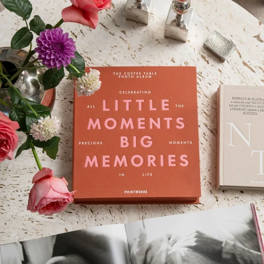 Printworks Fotoalbum Little Moments Big Memories Orange Printworks Fotoalbum Little Moments Big Memories Orange