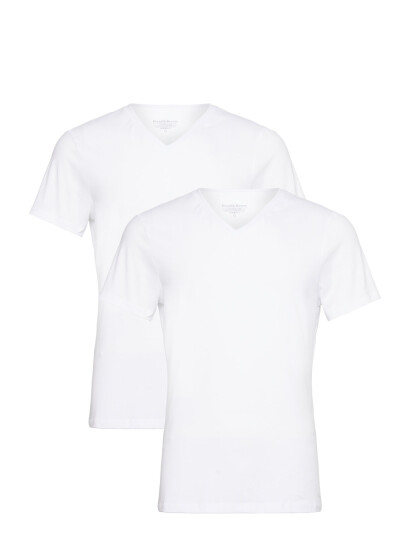 Bread & Boxers 2-Pack V-Neck - White - L Bread & Boxers 2-Pack V-Neck - White - L