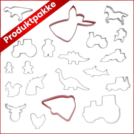 Pepperkakeformer Bestselgerpakke 20 Stk Pepperkakeformer Bestselgerpakke 20 Stk