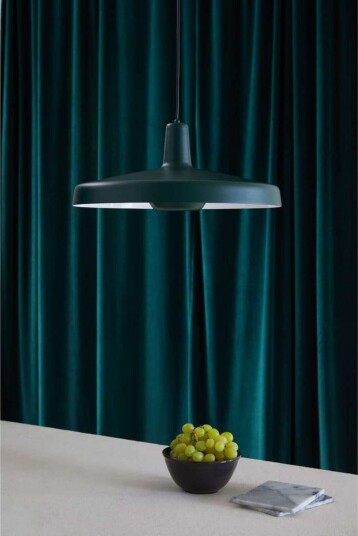 Arigato hengelampe grønn Ø 45 cm – GRUPA   Spisestue   Vintage   Aluminium