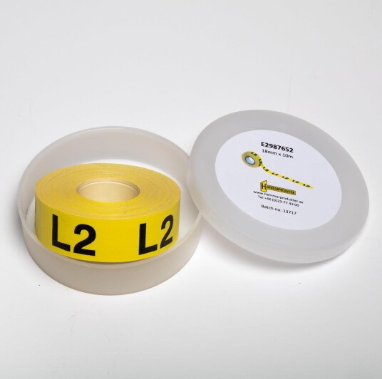 Hammarprodukter INF03012 Fasemarkeringsteip 10 m L2 Maskintilbehør & forbruk Hammarprodukter INF03012 Fasemarkeringsteip 10 m L2 Maskintilbehør & forbruk