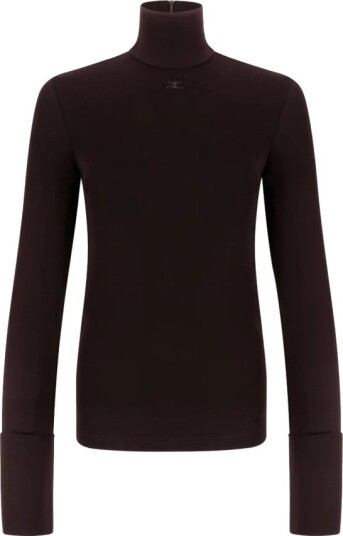 Courrèges Dame Strikkevarer Brun S,