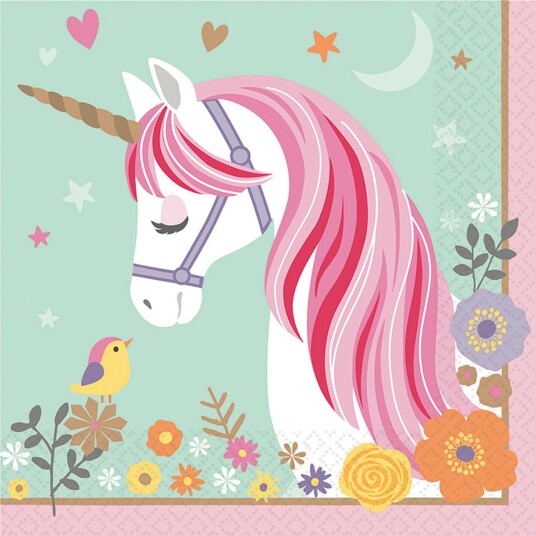 Servietter Believe In Unicorns   16 pakning