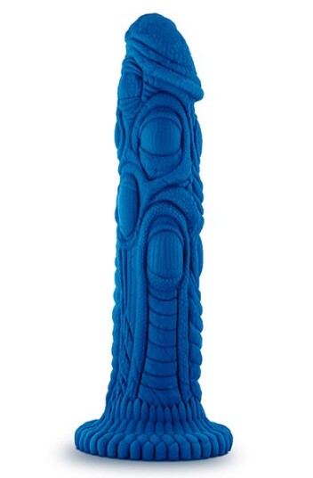 The Realm Draken Lock On Dildo Blue