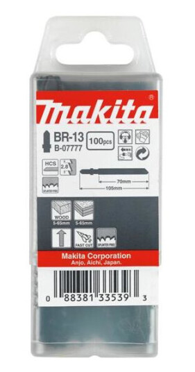Makita B-07777 Stikksagblad 100-pakning Maskintilbehør & forbruk