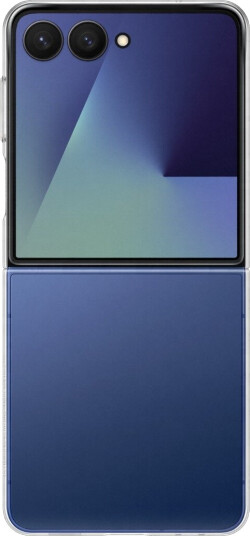Samsung Galaxy Z Flip 7 Clear Case med ring - Gjennomsiktig Mobildeksel