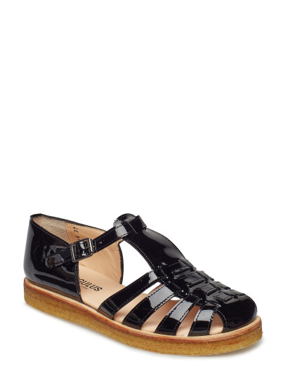 ANGULUS Sandals - Flat - Closed Toe - Op - Black - 37-24.3CM